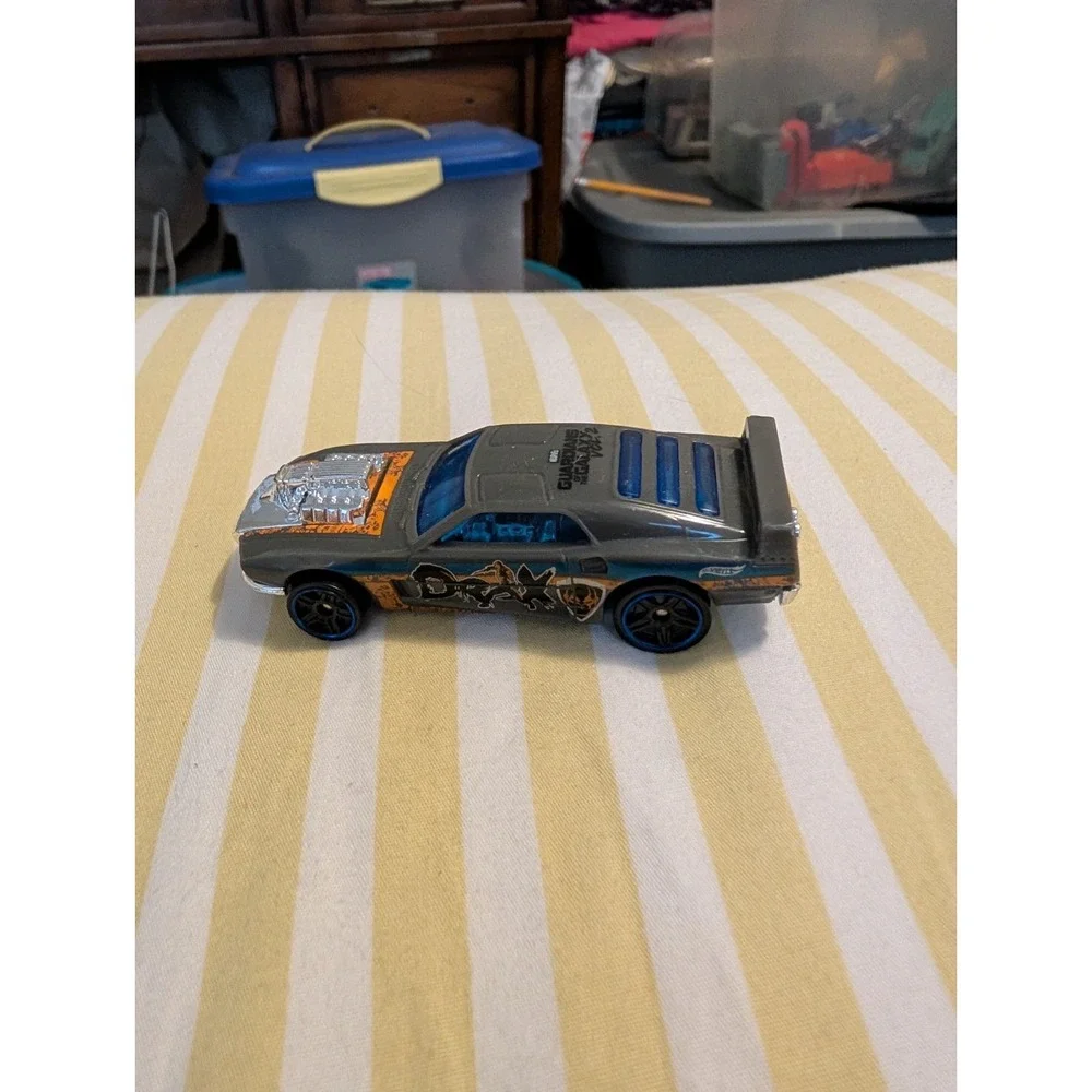 Hot Wheels Gray RIVITED Guardians of the Galaxy Vol 2 Drax Diecast Car 2017